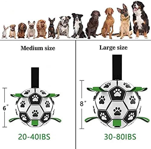 Играчки за кучета Avolander Футболна Топка, Интерактивни Играчки за кучета за теглене на въже, Подаръци за Кученца в Деня