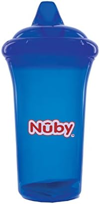 Непроливающаяся чаша Nuby с двоен капак, поильник за бебета и малки деца, 9 грама, цвят и може да се различават (в комплекта