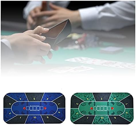 WWWFZS 1,2 м Луксозна Замшевая Гумена Покривка за техасских покеров с Цветен Модел, комплект за покер в Казино,