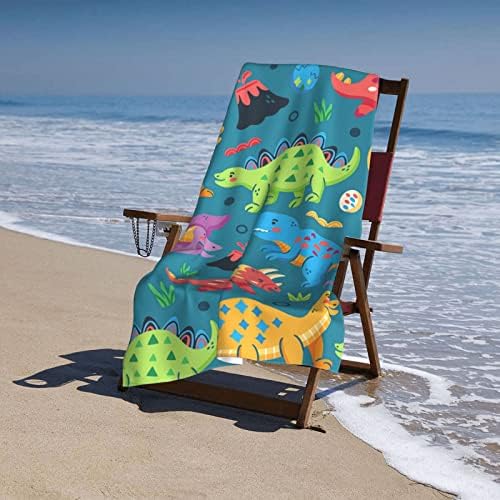 Плажни кърпи с Динозавром за момчета, Детски Плажни Кърпи на Едро, Плажни кърпи за малки деца, за Пътуване,