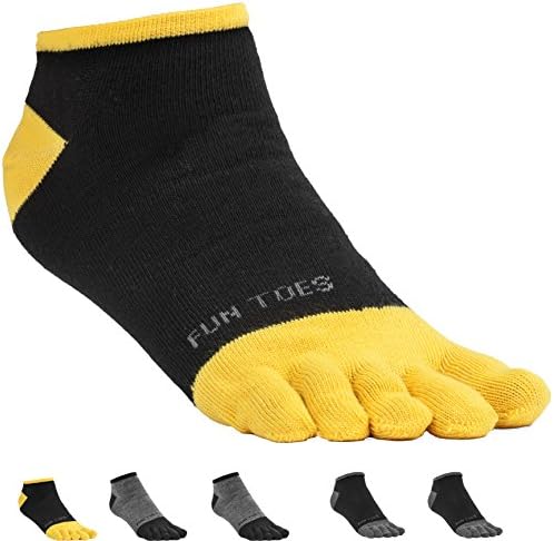 Леки, дишащи мъжки чорапи ЗАБАВНИ TOES -Цена 6 ЧИФТА В опаковка - Размер 6-12