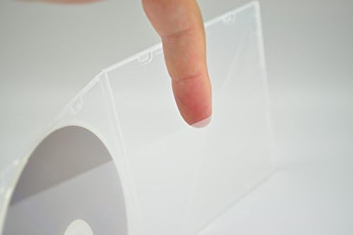 Калъф за cd-та Maxtek 5,2 мм, фини единични прозрачна седалка от полипропилен полипластика с външна обвивка, 100 бр. в пакет.
