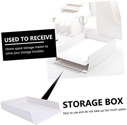 Zerodeko 1 бр. Скоростна Кутия За Съхранение на Файлове Скрин Комбинираната Маса, Кутии За съхранение Тоалетна
