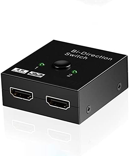 SXYLTNX HDMI-съвместим ивица на 4K-switch KVM Bi-Direction 1x2/2x1 Switcher 2 In1 Out адаптер PS4/3 TV Box (цвят: както