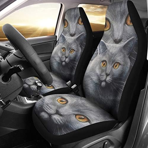 Седалките за столчета за автомобил с принтом руска Синя Котка от Магазина Great Breed Store