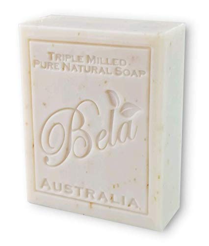 Bela Bath & Beauty, Овесени ядки, Мляко и трици, Барове Овлажняващ сапун е Тройно Френски мелене, Без агресивни съставки, за 3,3 грама на всеки - 12 опаковки