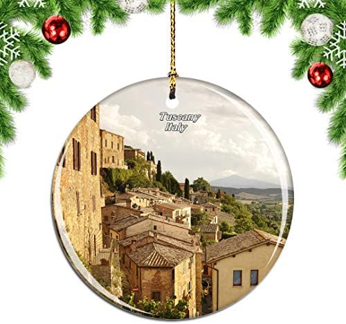 Weekino Тоскана, Италия, Коледни Украшения на Коледна Елха, Украса, Окачен Декор, Събиране на Подаръци За пътуване
