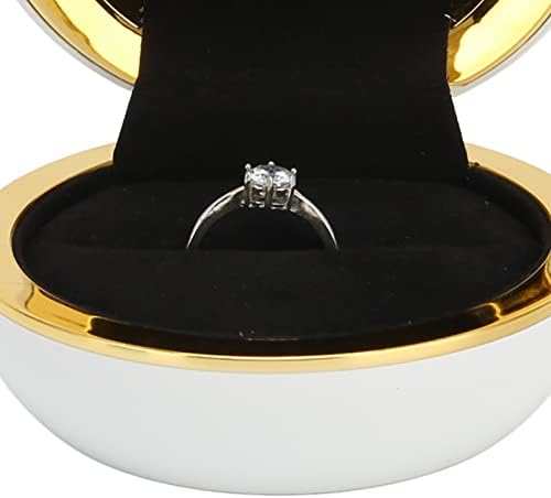 Кутия за Годежни пръстени Yosoo, Пръстени с led подсветка, Подарък Кутия за Годежен колиета или пръстени във формата