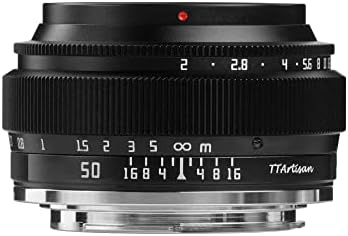 TTArtisan 50 мм f2 Полнокадровый обектив с ръчно фокусиране, за L закрепване на Sigma: FP/FPL Leica: T TL TL2 SL CL SL2