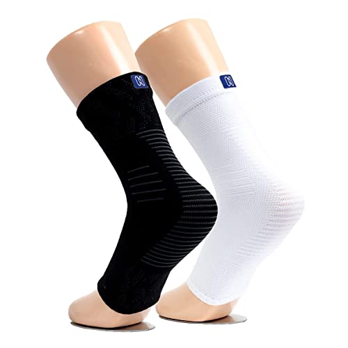 Компресия чорапи NanoSocks, 6 опаковки, Без чорапи (по-големи, 3 чифта черни + 3 чифта бели)