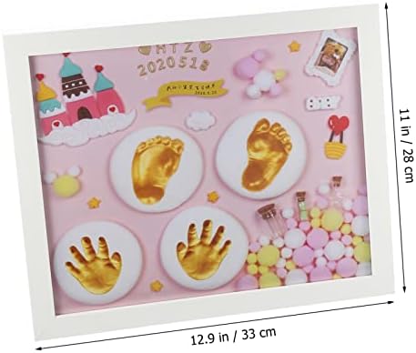 Рожден ден Kisangel подаръци на децата, подарък за рожден ден, 1 комплект за отпечатък на ръцете си отпечатък от крака подарък рамка мастило креативни и отпечатък възгл?