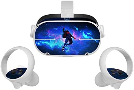 Черна Дупка Филм Oculus Quest 2 на Кожата VR 2 Кожи Слушалки и Контролери Стикер, Защитен Стикер Аксесоари