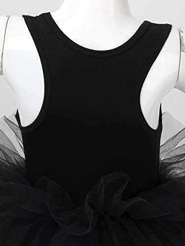 Aiihoo/Класически Балетное Рокля-Пакет Без Ръкави за Момичета, Танцово Рокля-Пакет за Гимнастика Упражнения, Бански