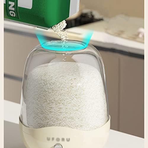 Прес-Дозатори за зърно NIZAME Голям Контейнер за съхранение на ориз Плъзгащ Тип с Овална форма с кръгла дъно на бутоните Подсилени