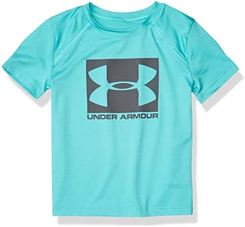 Градинска тениска с къс ръкав за момчета Under Armour, през цялата Деколте