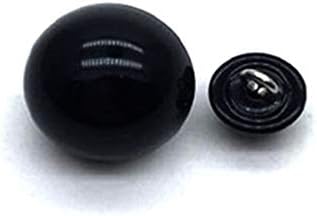 KESYOO 200 бр. Копчета от ABS-пластмаса, мъниста за шиене във формата на Гъби, играчка очи с топки и във формата на животни, аксесоари Направи си сам (24L = 15,0 мм, черен)