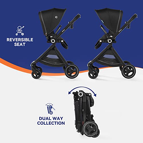 Детска количка, ЛУКСОЗНИ Количка за деца ИПС с Реверсивным седалка, в пълен размер количка 0-36 месеца, Удобен за различни места и пътувания или за транспортиране на ?