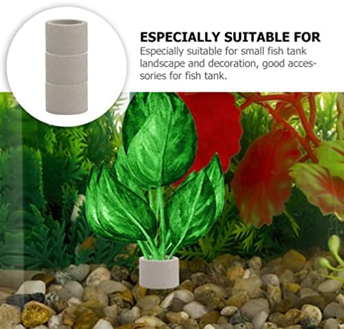 Ipetboom Plants Decor 6 бр. воден аквариумный носител с фиксирана чаша, определен пръстен, универсален водно