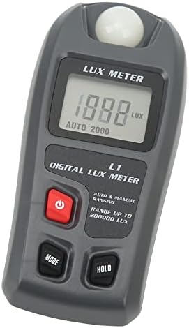 Измерване на осветеност 0.1‑200000lx Автоматично Изключване Със Запазване на дата Иллюминометр Голям LCD екран за Измерване на