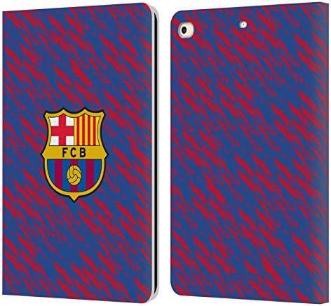 Дизайн на своята практика за главата Официално Лицензиран FC Barcelona Бъг Герб Patterns Кожен Калъф-книжка-джобен