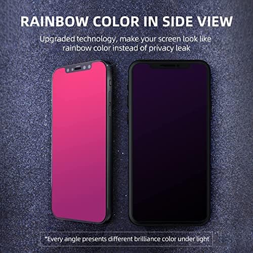 Защитно фолио EGKimBa за защита на екрана, съвместима с iPhone 12 Pro Max, 6,7 см, с градиентным цветен покритие
