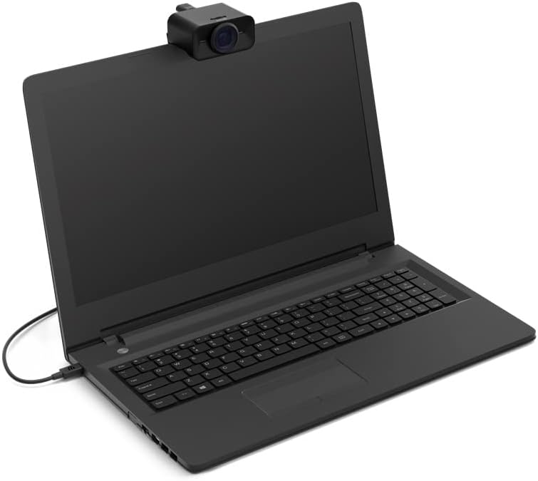 Уеб камера EPOS S6 | 4k Уеб-камера с микрофон за desktop | Уеб камера Компютърна Камера за компютър с микрофона за потискане на Шума и адаптивни към светлината запис | Уеб-кам