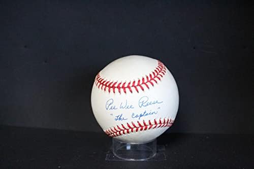 Бейзболен автограф с автограф Пи Ви Риза (Капитан) Auto PSA/DNA AM48803 - Бейзболни топки с автографи