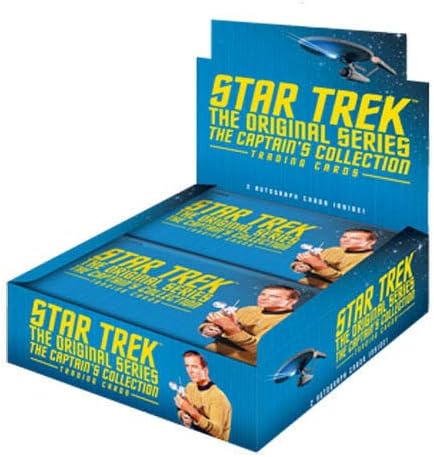 2018 Rittenhouse Archives Star Trek TOS Оригиналната серия Captain ' s Collection Търговски карти С фабрично щамповани 12 Кутии