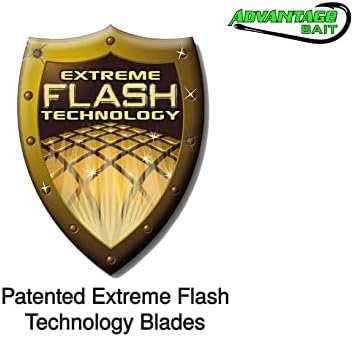 Спиннинговые стръв Предимство Баит Company за риболов на костур, двойна върба спиннербейт с технологията Extreme Flash,