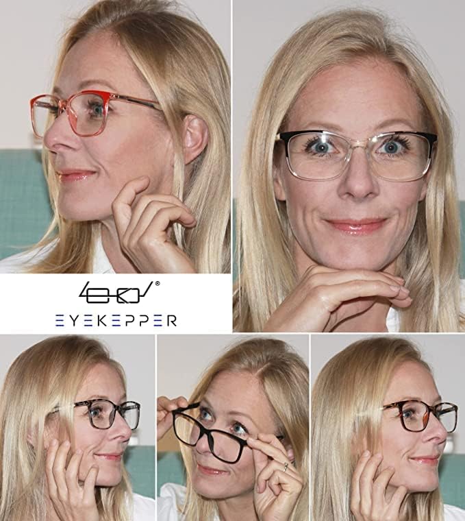 Eyekepper, 5 опаковки бифокальных очила за четене за жени, двухфокусные ридеры в голяма рамка + 2,00