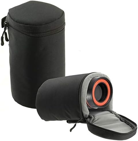 Navitech Черен Водоустойчив Защитен калъф за обектив за камера, Съвместими с Irix Светулка 11 f / 4.0 mm | Irix Светулка