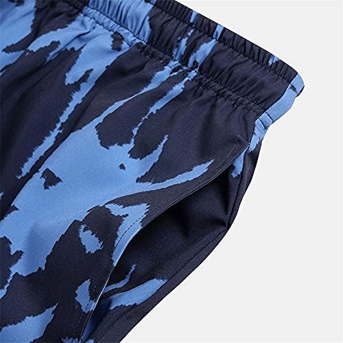 Тениска-hoody SLATIOM, Плажен пуловер, Ежедневни тениски с къси ръкави, Летен мъжки комплект с къс ръкав (Цвят: синьо Размер: XXL код)
