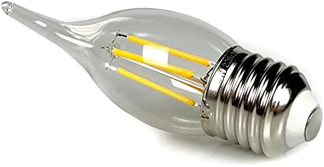 TIANFAN 2-Pack Крушка на Едисон C35 4 W 110-130 В E26 Крушка във формата на свещ Топло Бяла Декоративна крушка