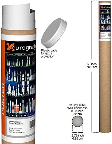 Плакат EuroGraphics International Space Rockets, 36 x 24 инча