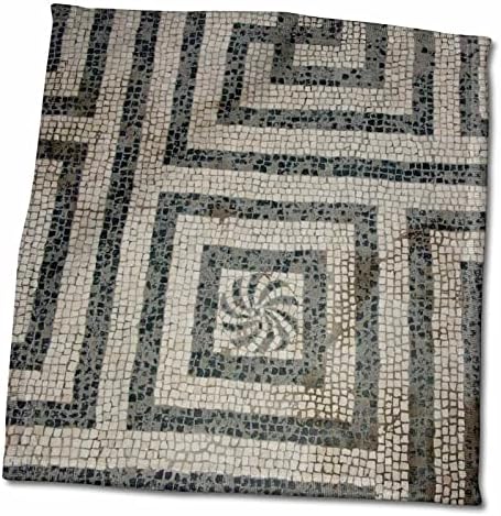 3дРозе, Италия, Херкулан. Дамски баня, детайл от мозайката на пода. - Кърпи (twl-208935-3)
