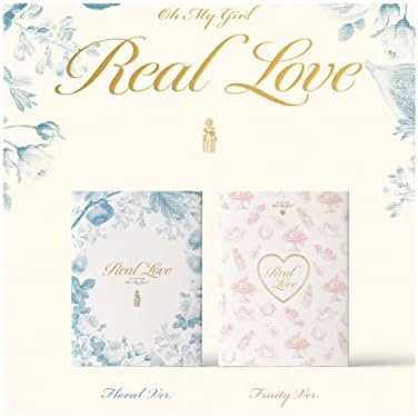 WM Ent OH MY GIRL - Албум 2-ри албум [Real Love] + Сгънати Плакат + Набор от допълнителни фотокарточек / Запечатани в стил K-pop (версия Fruity), 195 x 260 x 25 мм