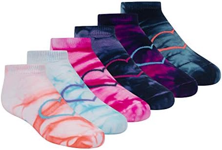 Чорапи за момичета Skechers с дълбоко деколте в опаковка от 6 теми