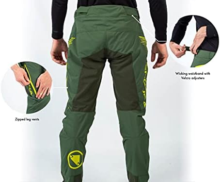 Endura Мъжки вело панталони SingleTrack II с подплата ClickFast, Съвместими