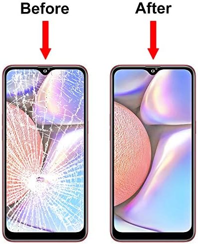 Комплект за ремонт на предно стъкло MMOBIEL, съвместим с Samsung Galaxy A10s - 6,2 инча 2019 - Комплект за ремонт замяна на обектива и на екрана - Вкл. Набор от инструменти - Черен