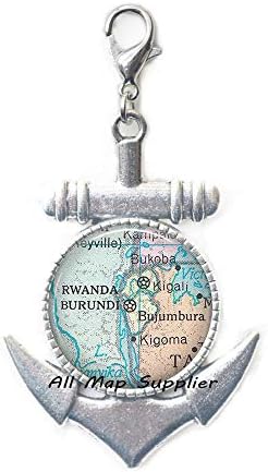 Модерен Котва с цип, Бурунди, картата на Руанда Закопчалката-омар, Карта Бурунди Закопчалката-омар Карта на Руанда Котва с цип,