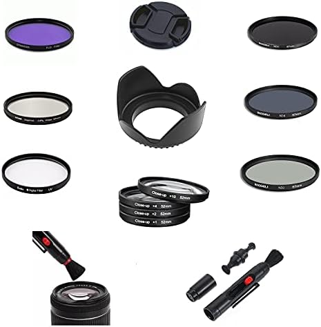 Аксесоари за обектива на камерата SF10 67 мм Пълен Комплект UV-CPL FLD ND Филтър отблизо сенник за обектив обектив за Nikon AF-P NIKKOR 70-300 mm f/ 4,5-5,6 E ED VR-обектив Nikon AF-S DX NIKKOR 18-105 мм f /3,5