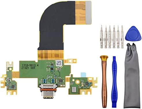 USB Порт За зареждане на Дубликат Част на Гъвкавия Кабел за Sony Xperia 5 J8210 с Микрофон и набор от инструменти