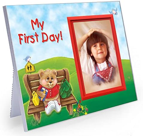 Рамка за снимки, до завършване на обучението си в детската градина | Цветна и забавна | Капацитет 3,5 х 5 снимки | Подарък за спомен от първото последния | Иновативна сн?