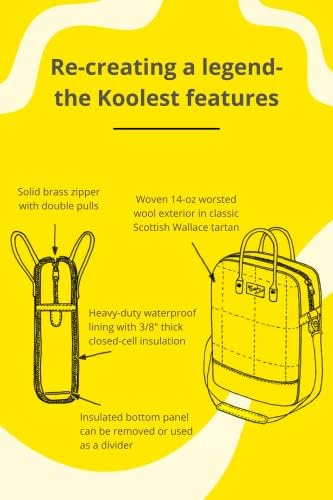 Чанта-хладилник Skotch Kooler Soft Cooler, культовая изолирано чанта-хладилник, водоустойчива и устойчива, с множество