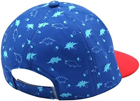 Duoyeree/ Детска бейзболна шапка с Хубав Анимационни Динозавром, Шапка От Слънцето, Лятна Шапка за Активна Почивка за Малки