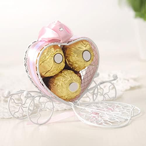 Сватбена Кутия Бонбони, Кутия с Орнаменти във формата на Сърце, Лидице Кутия шоколадови Бонбони във формата на Сърце, Шоколадова