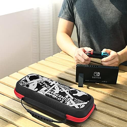 I Love My Lineman Калъф за носене с принтом, Съвместим с Кутия за съхранение на Nintendo Switch