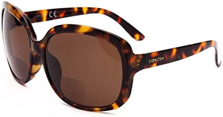 Дамски бифокални очила Jo, големи кръгли слънчеви очила с защита от UV400, цветни лещи