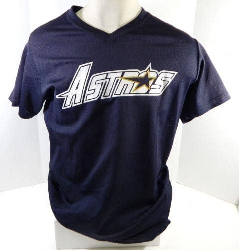 1994-96 Хюстън Астрос #71 Използвана в Игра Черна Риза За тренировка отбивания NP Rem 48 713 - Използваните В играта тениски MLB