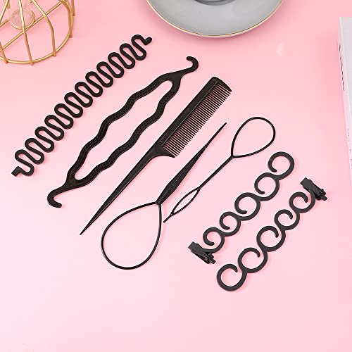 ZZZRCGS инструменти за плетене на косата инструмент за коса във формата на опашката с главата надолу инструмент за стайлинг